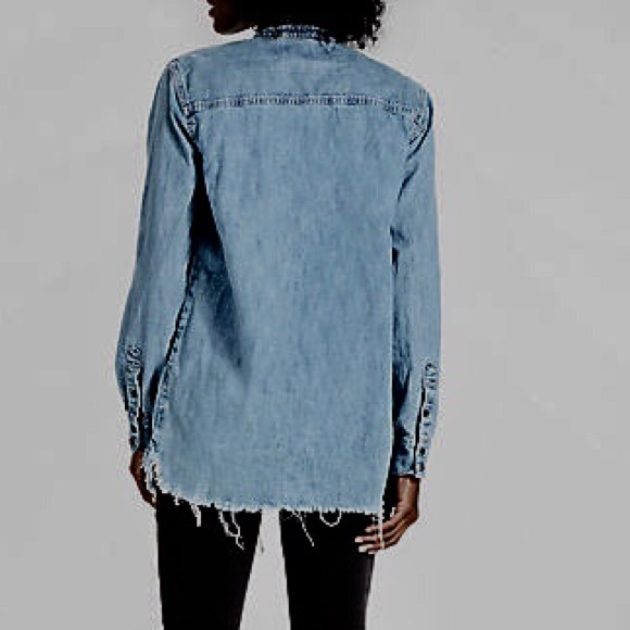 lucky brand denim shirt